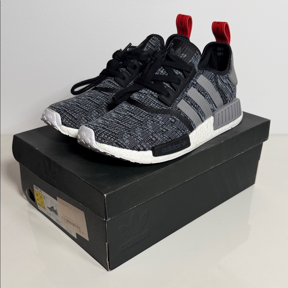 ADIDAS NMD R1 - Glitch Core Black Camo. US Mens 10